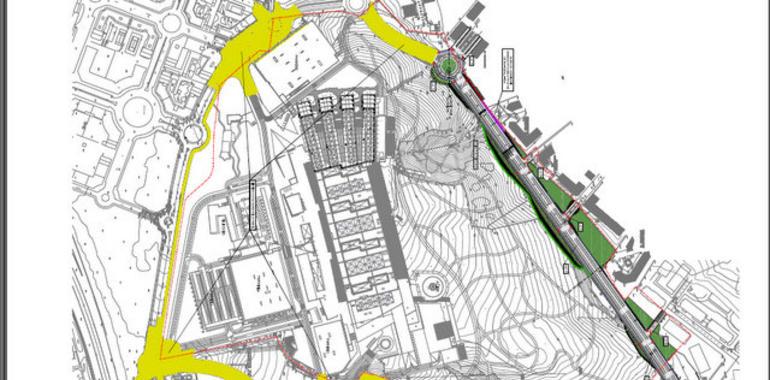 Publicada la licitación de obras del vial norte del  HUCA por 18 M€