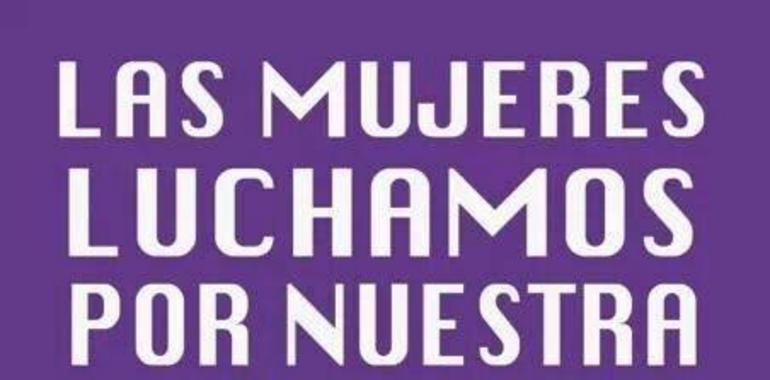 Las mujeres marchan por sus derechos en Gijón 