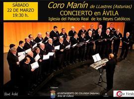 El Coro Manín de Llastres relata sus habaneras en Ávila y Madrid