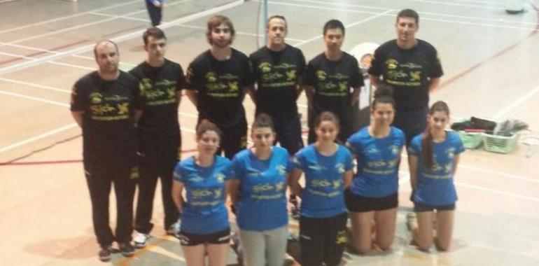 Historico ascenso a primera division nacional del CD Astures de badminton