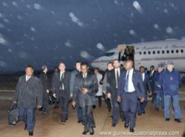 Obiang en Madrid para participar en los Funerales de Estado por Adolfo Suárez.