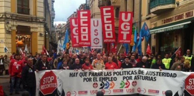 Multitudinario rechazo al austericidio, en Gijón