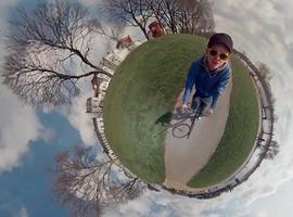 Así se ve el mundo en 360º durante un viaje en bicicleta