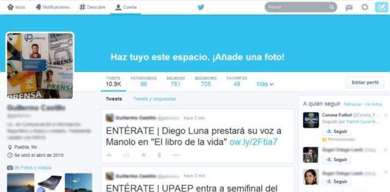 Twitter cambia de look y se parece a Facebook