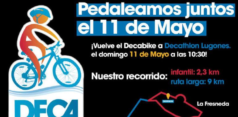 Fiesta de la bicicleta en Decathlon Lugones