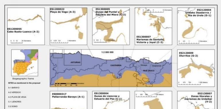 Asturias, Cantabria y Euskadi recuperarán ecosistemas de 10 dunas de su costa con un proyecto europeo