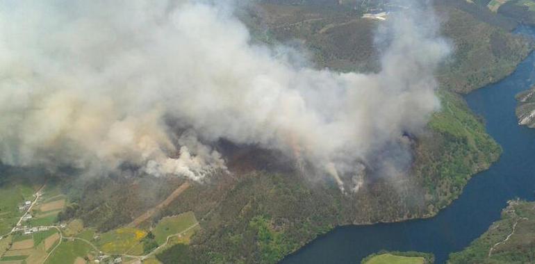 Activado el Plan de Incendios por un fuego en Boal