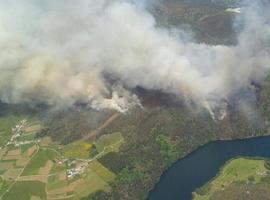 Activado el Plan de Incendios por un fuego en Boal