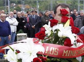 Homenaje a los mineros muertos en Turquía en el corazón de Asturias