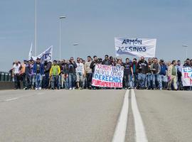 Los trabajadores de Armón marchan contra la siniestralidad