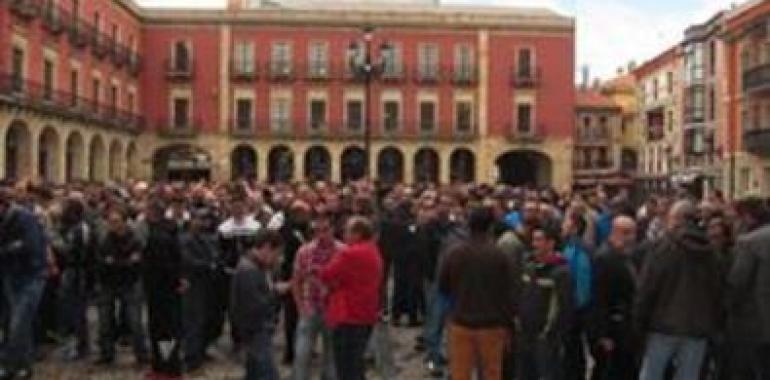 Concentración sindical contra la siniestralidad laboral hoy en Oviedo