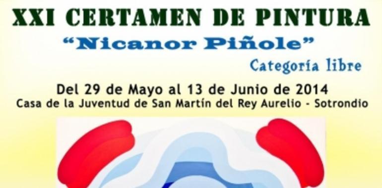 La pintora María José González recibe hoy el premio Nicanor Piñole en Sotrondio