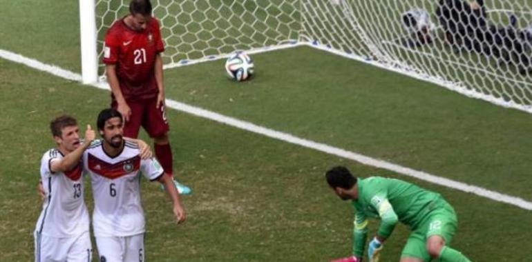 Alemania golea a Portugal 4-0 en Brasil-2014 con triplete de Thomas Muller  