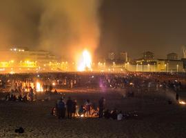 Cortes de tráfico y desvíos para la hoguera de San Xuan de Gijón