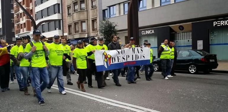 Concentración de las Asambleas de Trabajadores en Lucha contra la privatización de Cajastur