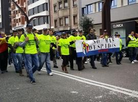 Concentración de las Asambleas de Trabajadores en Lucha contra la privatización de Cajastur