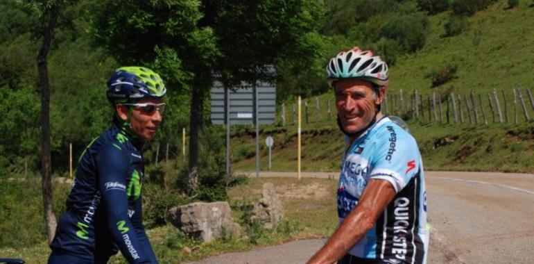 #Ciclismo. Nairo Quintana en La #Farrapona