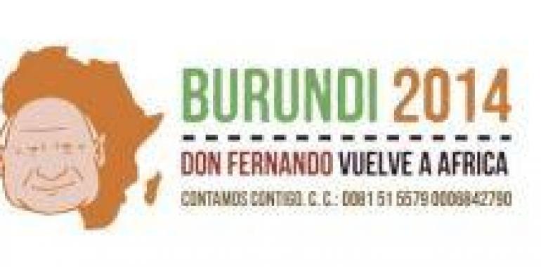 El proyecto Don Fernando vuelve a  Burundi envía otros 10.000€ al país africano 