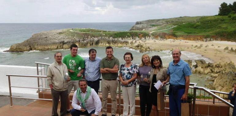 Ganadores del Torneo Mirador de Toró, en el Golf municipal de Llanes