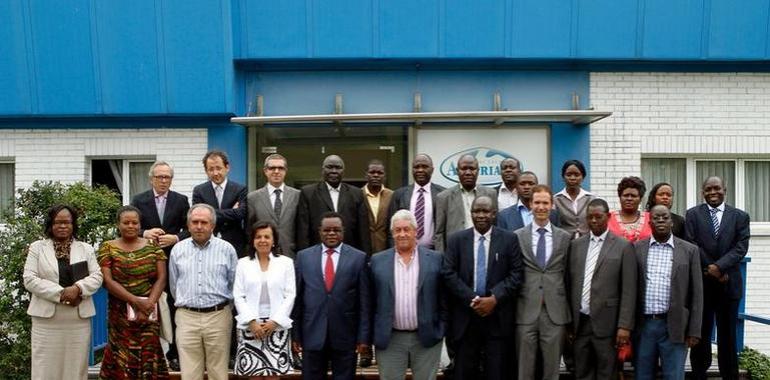 Una delegación del gobierno de Bungoma, Kenia, visita la empresa Central Lechera Asturiana