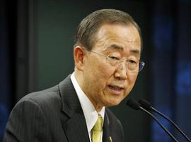 Ban Kin - Moon busca hoy en Oriente Medio un alto el fuego en la masacre palestina