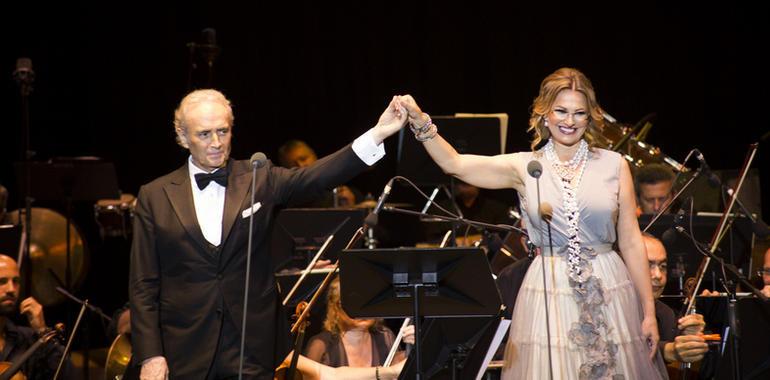 El concierto de Josep Carreras y Ainhoa Arteta, de recuerdo imborrable