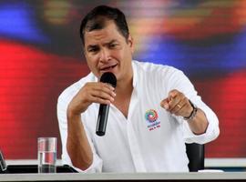 Presidente Correa: “A los banqueros se les acabó la fiesta” 