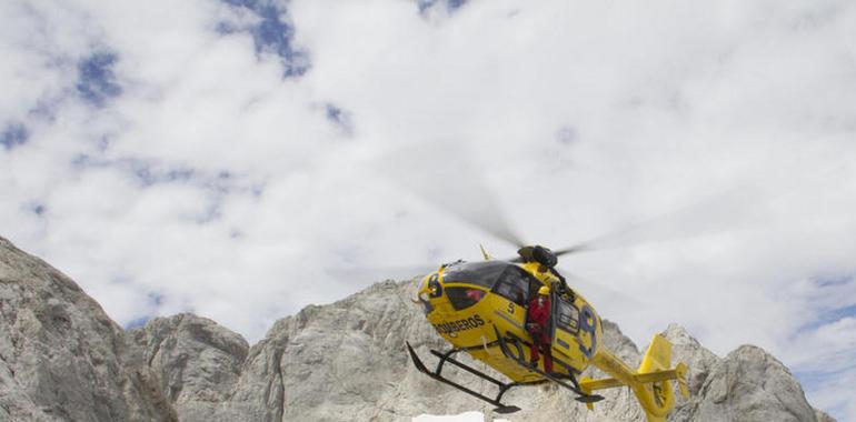 Montañero gravemente herido tras una caída desde Picu Carnizoso, en Cabrales