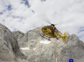 Montañero gravemente herido tras una caída desde Picu Carnizoso, en Cabrales