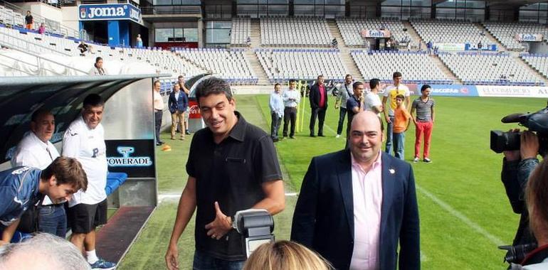 Caunedo celebra el compromiso "a largo plazo" del grupo Carso al Real Oviedo