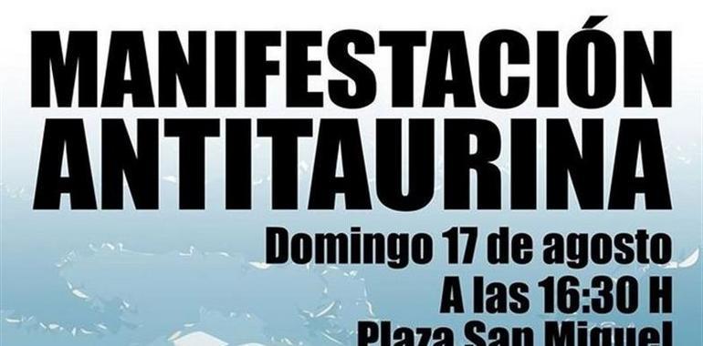 Convocada nueva manifestación antitaurina el domingo en Gijón