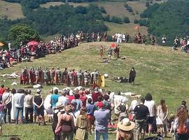 Batalla campal en Carabanzo de miles de astures y romanos por La Carisa