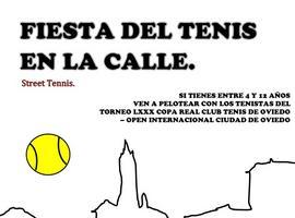 Oviedo celebra mañana la Fiesta del Tenis en la calle