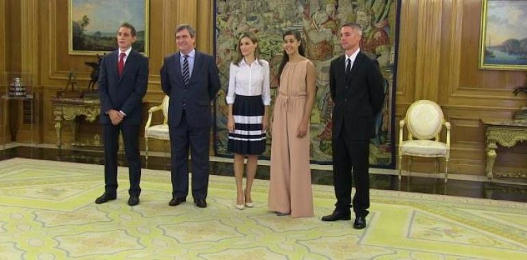 La Reina Letizia con Carolina Marín, campeona del mundo de Bádminton