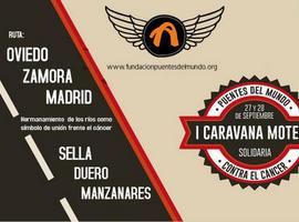 I #Caravana #Motera contra el #Cáncer entre Oviedo, Zamora y Madrid