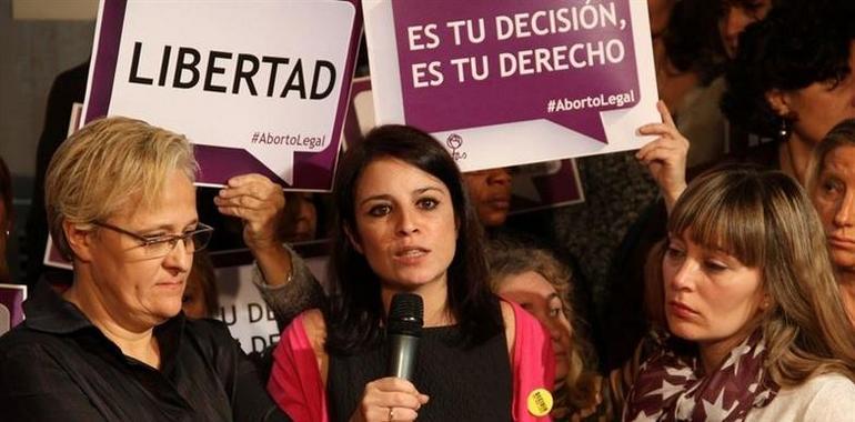 Adriana Lastra: Esta batalla la ganamos las mujeres, obligando a Rajoy a retirar el anteproyecto