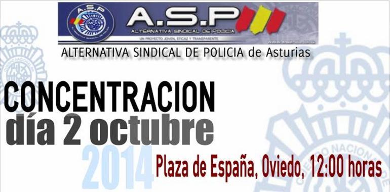 ASP no participará en los actos con motivo del Día en la Policía y convoca concentración