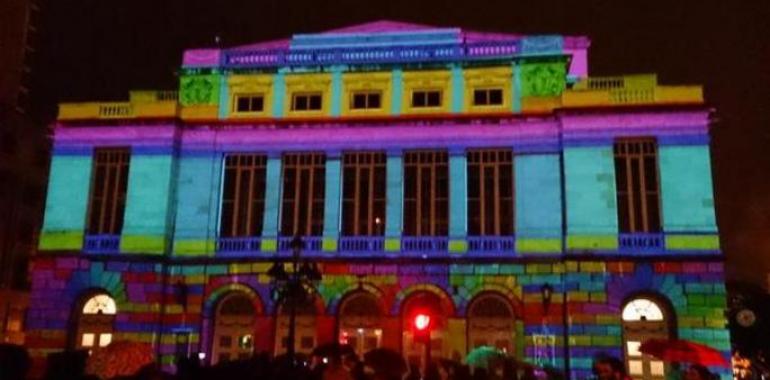 Arte y cultura pusieron color a la Noche Blanca de Oviedo