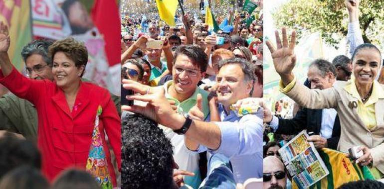 #EleccionesBrasil: Sondeos dan a Dilma clara victoria con el 44% de los votos