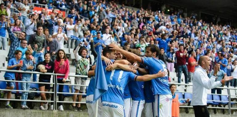 El Real Oviedo recupera el liderato con un triunfo más que merecido