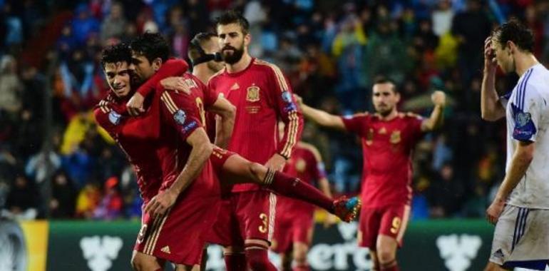 Victoria de España en Luxemburgo y primer gol con la roja para Diego Costa