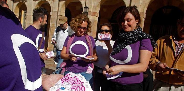 Podemos-Uviéu repartirá hoy villazos en protesta por el caso de ocultación de capital de Fernández Villa