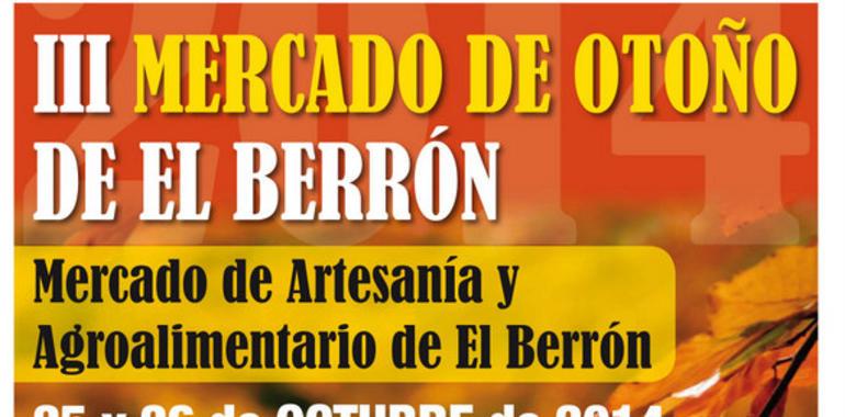 Sidra, castañes y mucho más en el Mercáu de Otoño de El Berrón