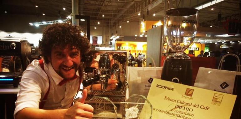 ¡Demostrado! El barista asturiano Adrián prepara los mejores cafés de España