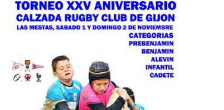 Torneo XXV Aniversario – Gijón Cup, organizado por el Calzada Rugby Club de Gijón