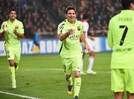 Messi iguala el récord de goles de Raúl en la Liga de Campeones  