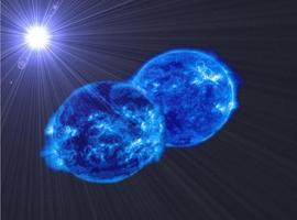 Observan dos estrellas tan próximas que acabarán fusionándose en una sola supermasiva