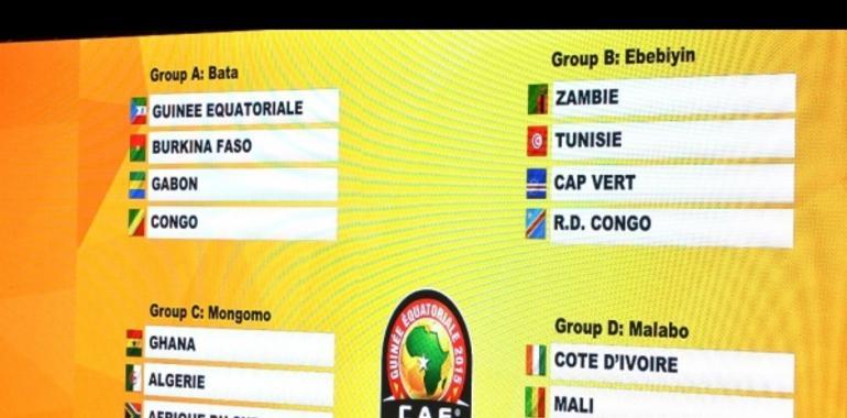 Resultados del sorteo de la #CAN #Guinea #Ecuatorial 2015