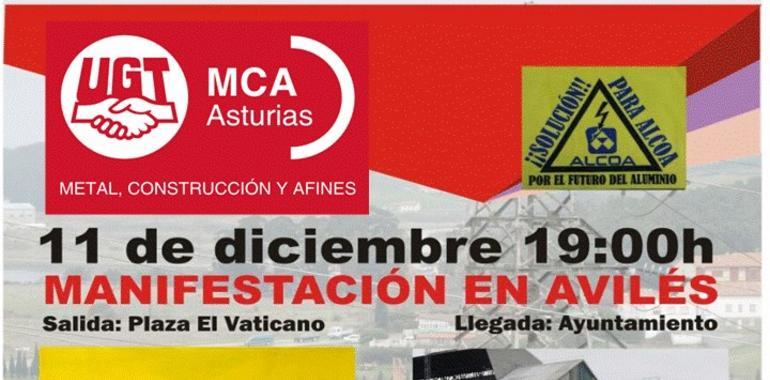 La lucha de los trabajadores de #Alcoa incluye sendas marchas los días 8 y 11