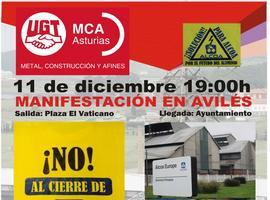 La lucha de los trabajadores de #Alcoa incluye sendas marchas los días 8 y 11